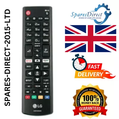 Brand New Genuine Original UK TV Remote Control Replaces LG AKB75375608 • £8.90