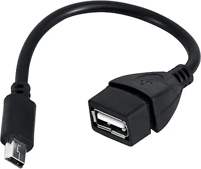 Mini USB Male To USB 2.0 Female Host OTG Adapter Cable For Digital Camera Tablet • $4.99