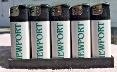 NEWPORT LOGO Electronic Disposable Lighters Adjustable Flame (50) Display • $10