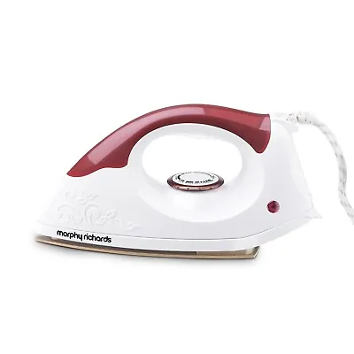 Morphy Richards Daisy 1000W Dry Iron With American Heritage Non-Stick Coated220V • $46.97