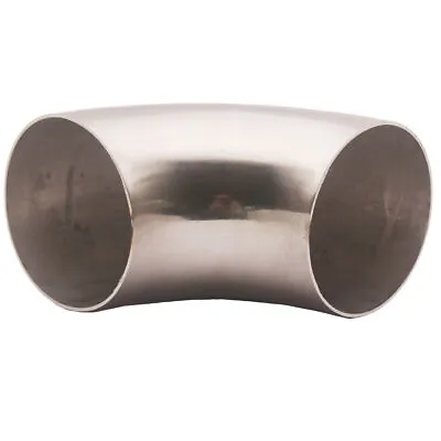 3.5  Inch Ultra Tight Radius Mandrel Bend 90 Degree Stainless Steel Exhaust Pipe • $39.95