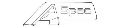 Genuine Acura Emblem R Side (A-Spec) 75717-TZ3-A01 • $45.62