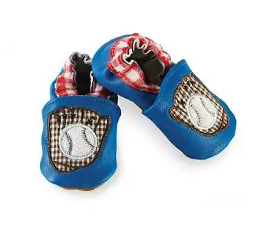 Mud Pie All Boy Baseball Leather Shoes  0-6 Months • $10