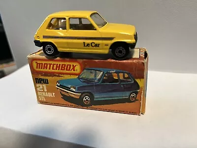 NOS Matchbox Superfast 21 Renault 5TL In Original Box • $19.99