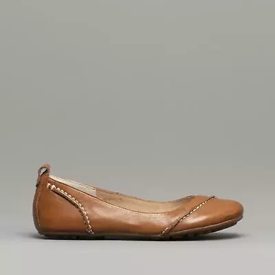 £62 • Buy Hush Puppies JANESSA Womens Soft Leather Slip On Ballerina Pump Shoes Tan