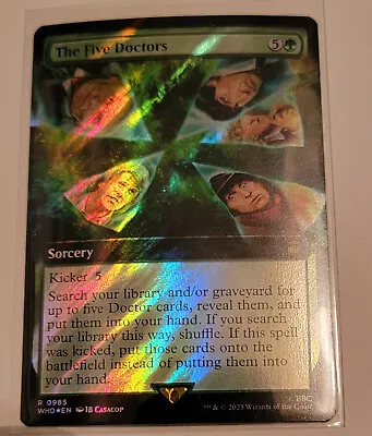 Vintage MTG Doctor Who Surge Foil Singles • $0.99