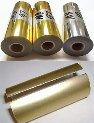 Hot Stamp Foil - 3  X 95' -3 Roll Pk - Gold/Silver + Canister - Price Advantage* • $19.99