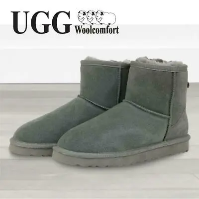 $54 • Buy Woolcomfort UGG Boots Classic Unisex Mini Premium Australian Sheepskin-Grey