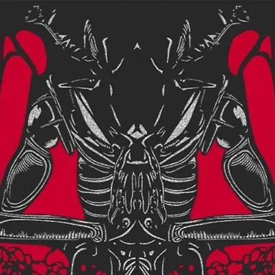 £24.99 • Buy XWWX HR GIGER Alien Devil Black T-SHIRT + Sticker Xenomorph Necronomicon  M