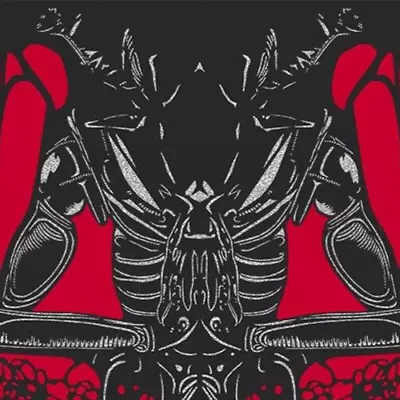 £24.99 • Buy XWWX HR GIGER Alien Devil Black T-SHIRT + Sticker Xenomorph Necronomicon  M
