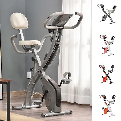 £94.99 • Buy 2-In-1 Upright Exercise Bike Adjustable Resistance Fitness Home Cycle Recumbent