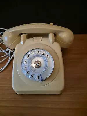 Original Vintage Rotary Dial Telephone  706 Tested And Working Prop • £24.99