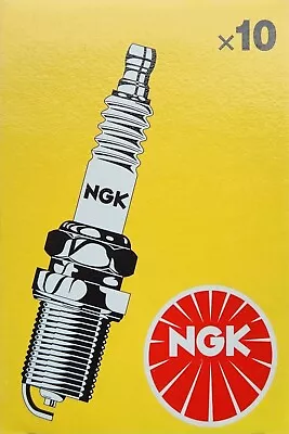 NGK BU8H X 10  (10 Pack)  (6431)  Spark Plugs For Outboard Mercury 110  (1100) • $65.24