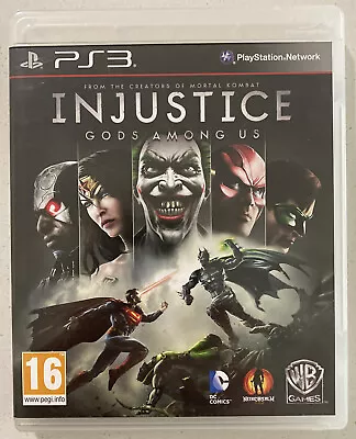 Injustice Gods Among Us (Playstation 3 PS3 2013) Comple With Manual PAL • $11.95