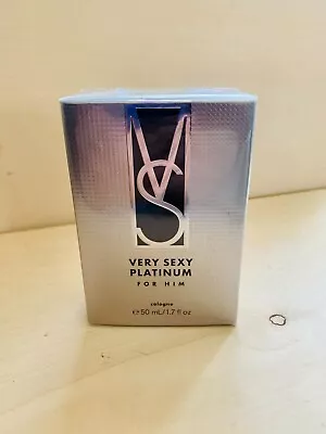 Victoria's Secret VERY SEXY PLATINUM FOR HIM COLOGNE Spray 1.7Oz/50ml Sealed Box • $59.98