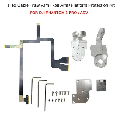 $47.39 • Buy DJI Phantom 3 Pro/Adv Gimbal Yaw And Roll Arm Repair Kit Part + Screw+installer