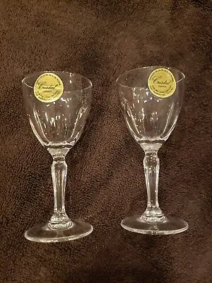 Cristal France Echt Bleikristall 24% Lead Crystal Cordial Glasses Set Of 2  • $17