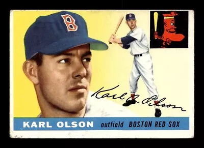 1955 Topps #72 Karl Olson Red Sox VG *4c • $1.50