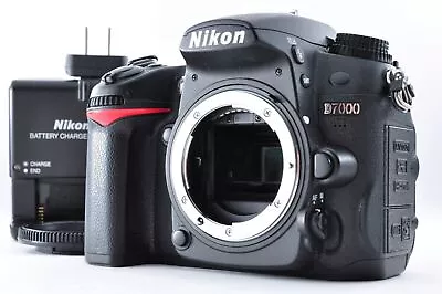 Nikon D7000 16.2MP Digital SLR Camera Body Black W/Charger Fr JAPAN Exc+5 #7301 • $388.26