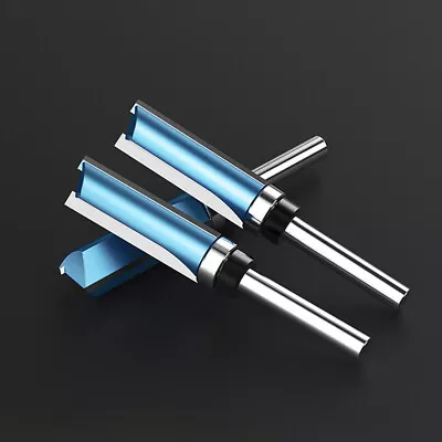 £9.50 • Buy 1/4 1/2   Shank  Flush Trim  Straight Router Bit Template Top Bearing Woodwork