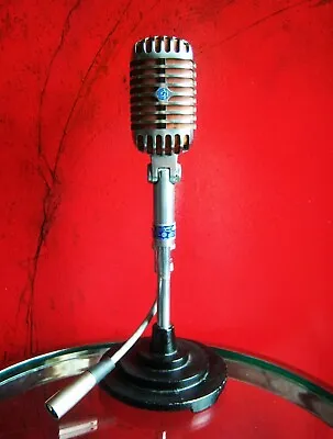 £283.15 • Buy Vintage 1954 Shure 55S Dynamic Cardioid Microphone W Cable Elvis 556S 55 55SW