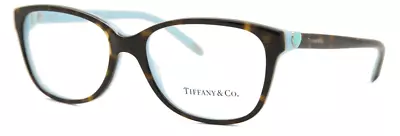 TIFFANY & CO .  Womens Eyeglasses - TF2097  8134 - Powder Blue / Havana Brown • $265