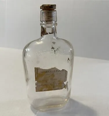 Vintage Whiskey A-Blend Glass Bottle Liquor The American Distilling Co 1933 • $27.99