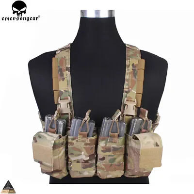 Emerson Tactical Combat Rapid Assault Chest Rig Vest Harness W/ Magazine Pouches • $82.95