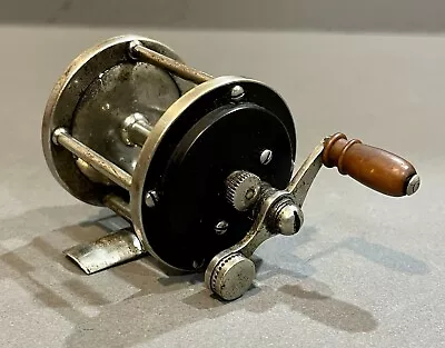 Antique 1889 Julius Vom Hofe ”Quadruple” Hard Rubber/ Nickel Plate Fishing Reel • $250