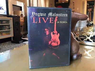 Yngwie Malmsteen - Live In Korea. 2009. Filmed In Seoul. DVD. Excellent Cond! • £10.51