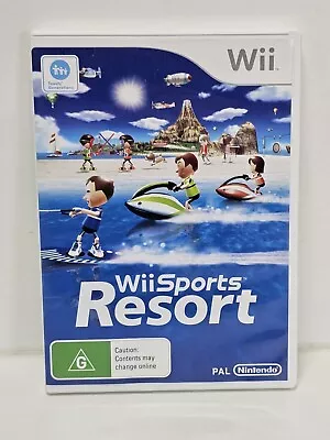 Wii Sports Resort + Manual - Nintendo Wii Game PAL Complete + Free Postage • $19.95