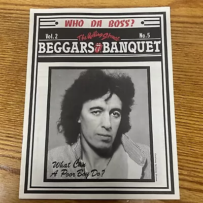 Beggars Banquet Vol. 2 No. 5 Rolling Stones Mag Oop Rare • $20.22