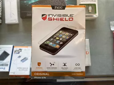NEW Zagg Invisible Shield Apple IPhone 4/4S Full Body Dry Screen Protector • $8