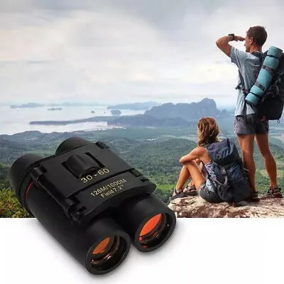 Binoculars 30x60 Zoom Outdoor Travel Compact Folding Telescope Hunting Day/Night • $8.95