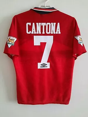 Manchester United Home Football Shirt Jersey 1994 1995 Umbro Size M Cantona • $149.99