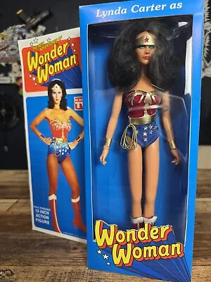 VINTAGE 1976 Mego WONDER WOMAN 12  Lynda Carter Doll (Custom) With A Repo Box • $117.50