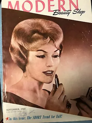 Retro Modern Beauty Shop Magazine September 1960 • $15.75