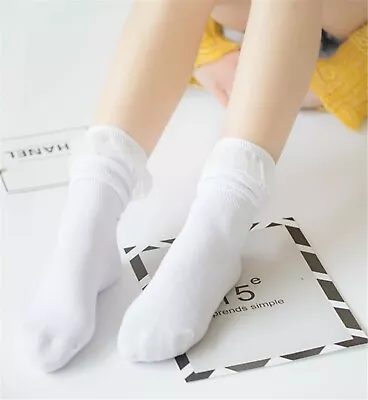 Women Girl Ankle Fancy Fairy Retro Lace Ruffle Frilly Princess Short Dress Socks • $10.50