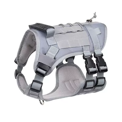 Tactical Dog Vest US Working Dog Military Harness With Handle No-pull Large • $13.29