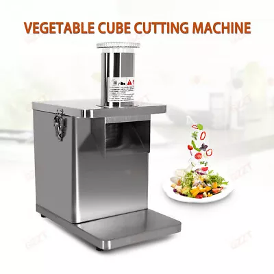 Electric Vegetable Cutting Machine Stainless Steel Fruit Food Cutter Cubes • $245.52