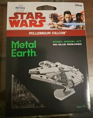 Fascinations Metal Earth Star Wars Millennium Falcon MMS251 3D Model Kit Disney • $8.99