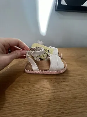 Baby Girl Espadrille Toms Sandals Infant 6  • £8
