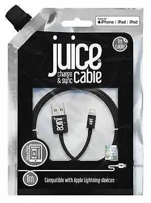 Juice Cable USB Charger Lead Sync Apple IPhone IPad IPod-1m 2m • £18.99