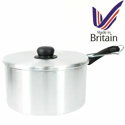 £16.95 • Buy Aluminium Frying Pan Chip Pan Fryer Basket Plastic Handle Cookware 8  9  Or 10 