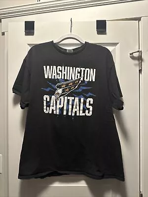 Vintage Washington Capitals T Shirt Mens XL NHL Hockey Delta Pro Weight • $37.50