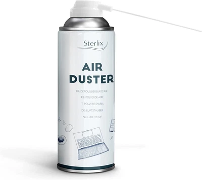 £7.56 • Buy Sterlix Air Duster Can 400ml Compressed Air Spray Can Dust Cleaner PC, Keyboard,