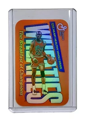 1988 Michael Jordan Wheaties Insert Tobacco Refractor Card BULLS  The GOAT   • $39.99