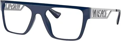 Versace VE 3326U 911 Blue Plastic Rectangle Eyeglasses 53mm • $100.99