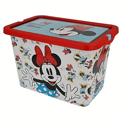 Minnie Mouse Vintage 7L Storage Box To Store Your Toys Away Neat And Tidy • £9.98