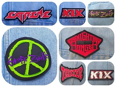 Kix Extreme Enuff Z Nuff Embroidered Patch Hard Rock White Lion Ratt Poison Kiss • $6